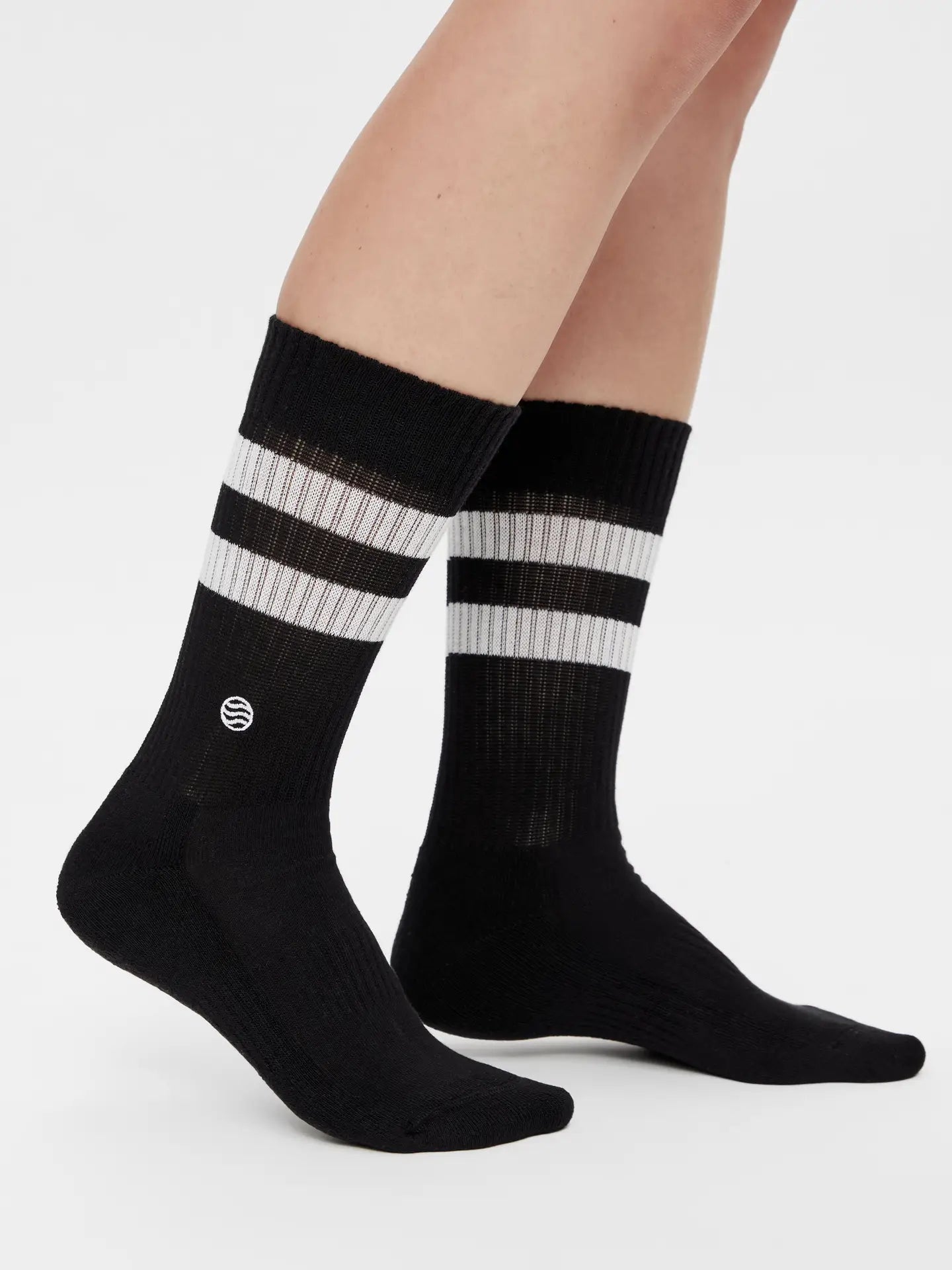 Retro Bio Socken Schwarz