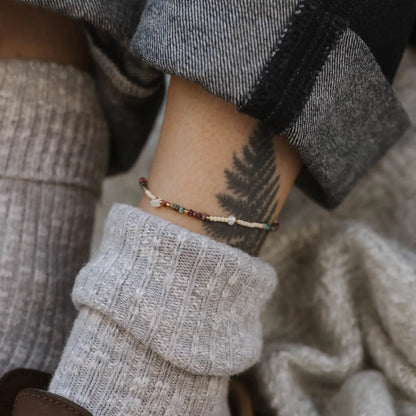 Giada Lestari Perlenfußkettchen