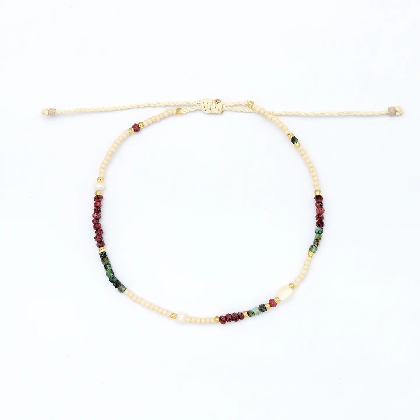 Giada Lestari Perlenfußkettchen