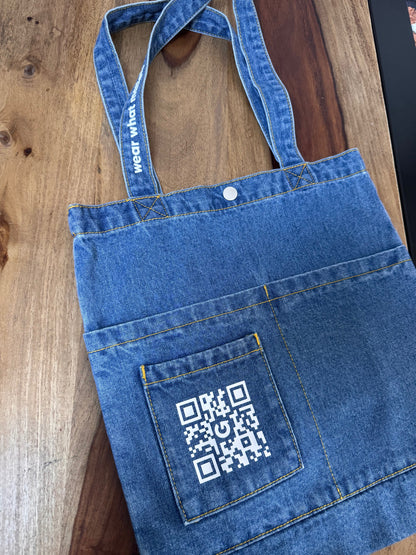 Denim Tote "Pocket Pants" - Style mit Sinn