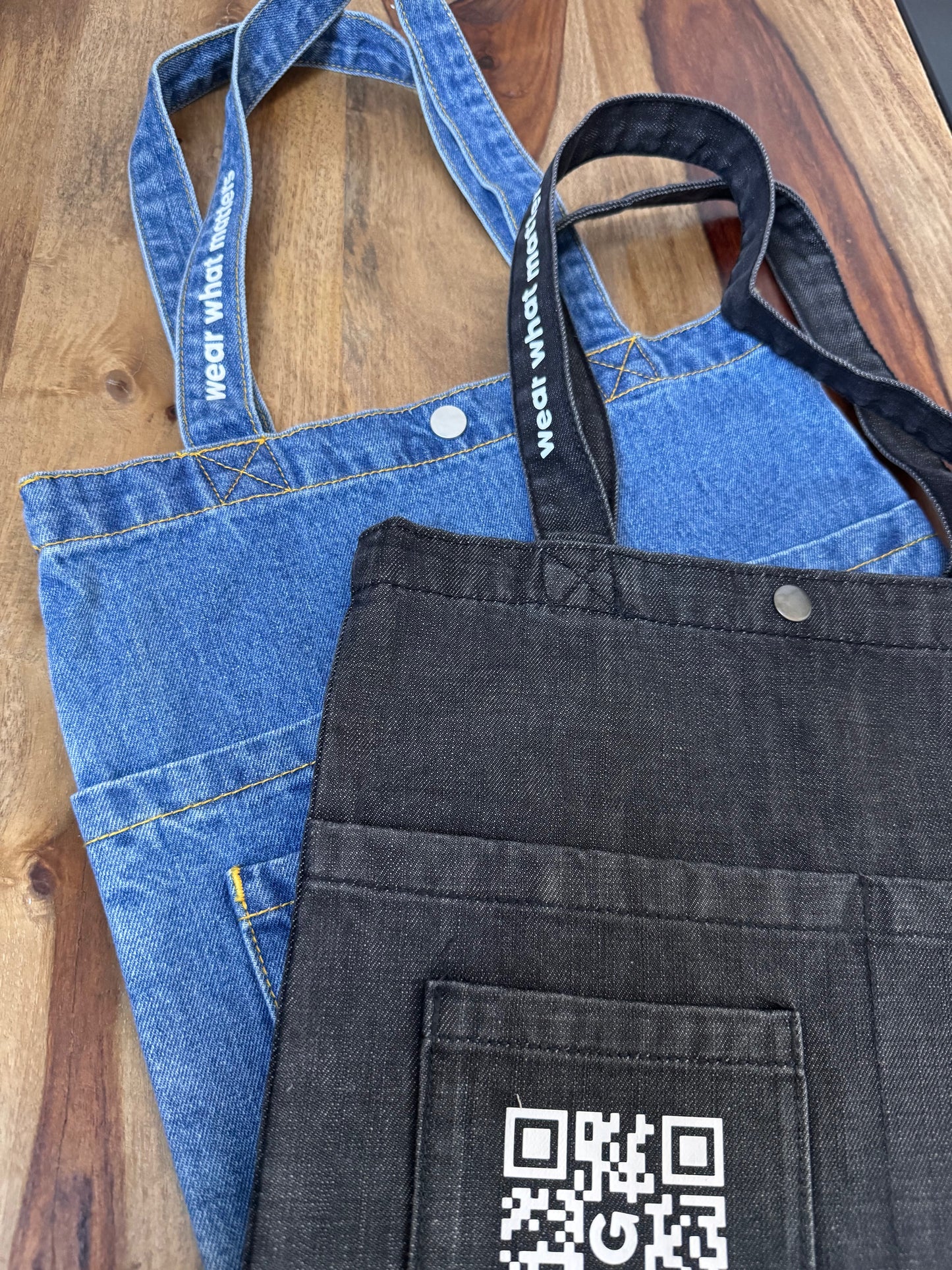 Denim Tote "Pocket Pants" - Style mit Sinn