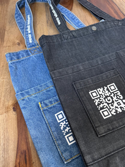 Denim Tote "Pocket Pants" - Style mit Sinn