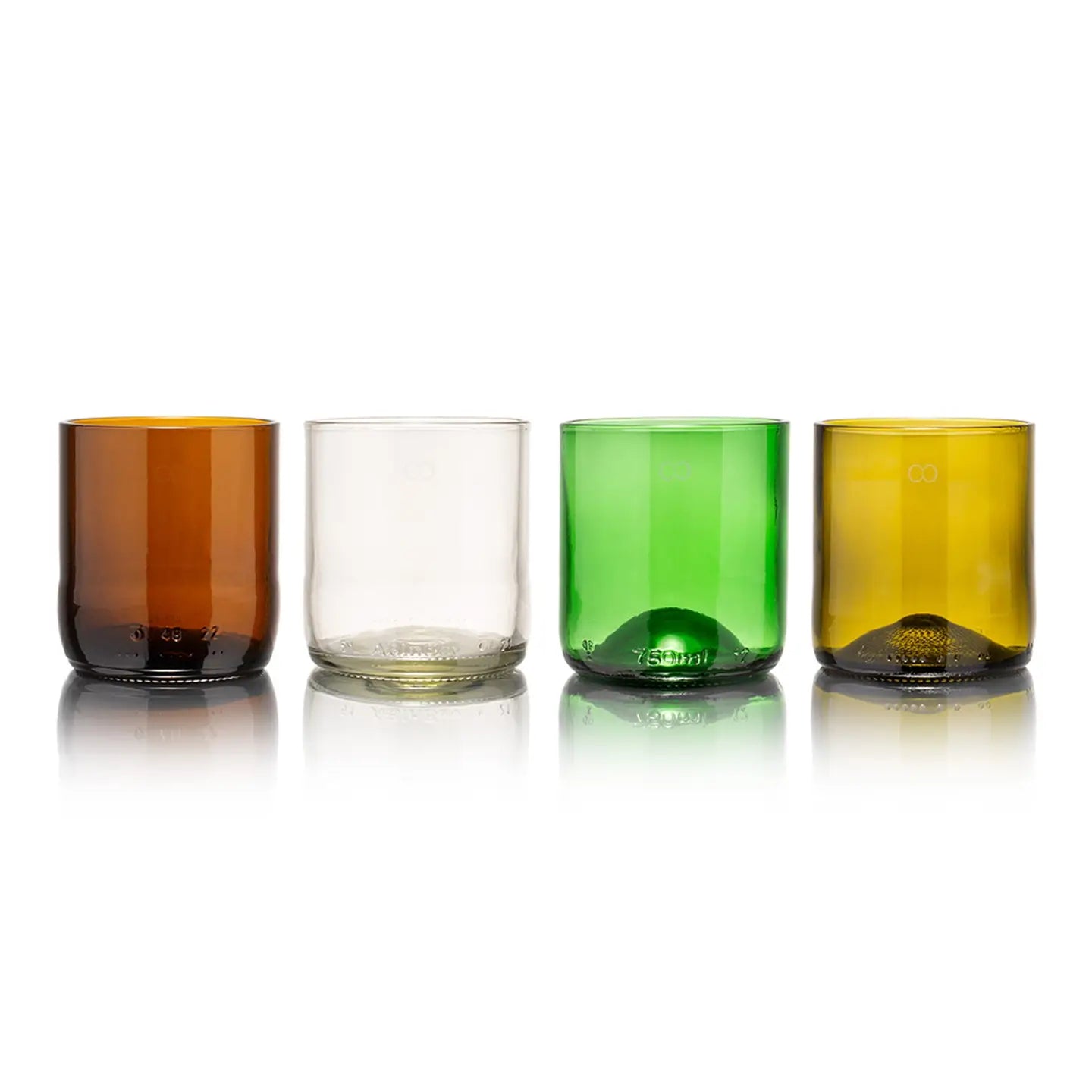 Kurzes Tumbler-Set, 4-teilig - bunt