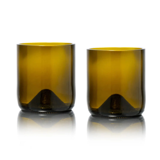 Kurzes Tumbler Set - 2-teilig - oliv