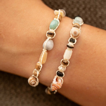 Nixie Perlenarmband mit Samenmotiv