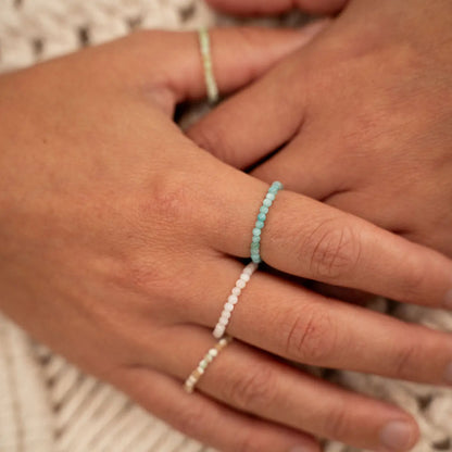 Kualoa - Perlenbesetzter Stretchring