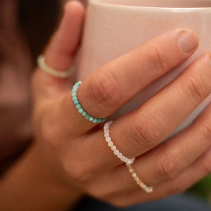 Kualoa - Perlenbesetzter Stretchring