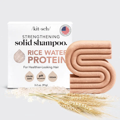 Reis Wasser Protein Shampoo-Riegel für das Haarwachstum