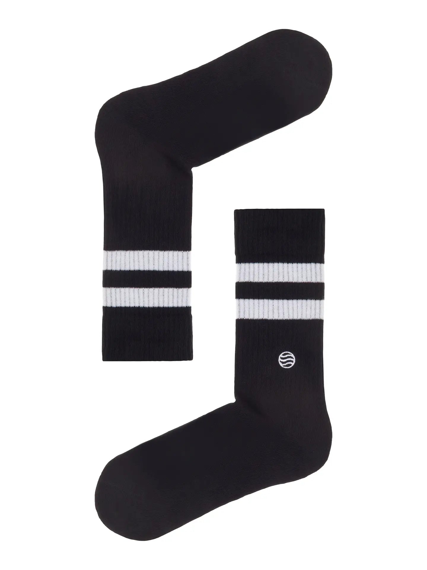 Retro Bio Socken Schwarz