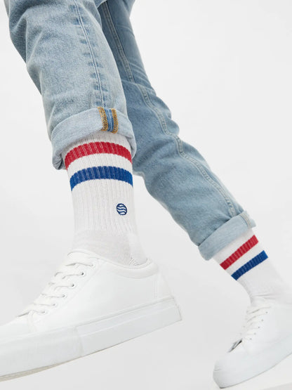 Retro Bio Socken weiß