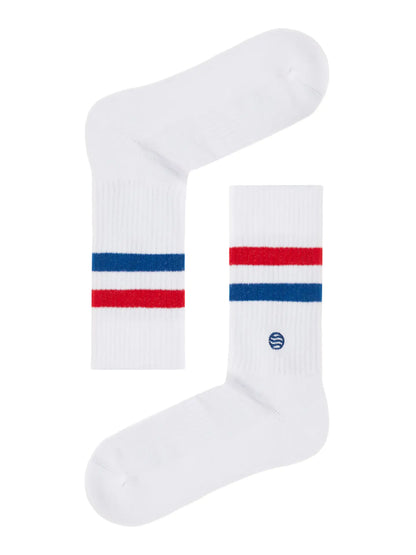 Retro Bio Socken weiß