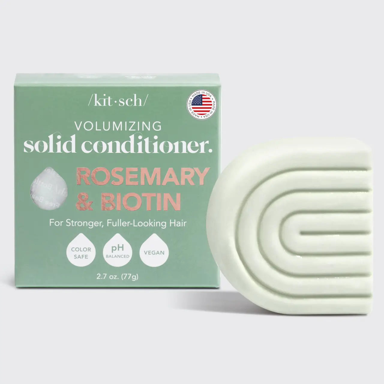 Volumengebender fester Conditioner mit Rosmarin und Biotin