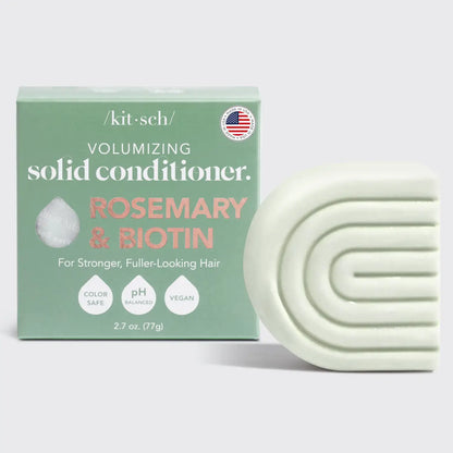 Volumengebender fester Conditioner mit Rosmarin und Biotin